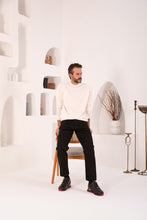 Load image into Gallery viewer, The Marseille Black Leather Men Sneaker