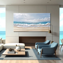 Load image into Gallery viewer, Serene Ocean Wave Coastal Wall Art VII
