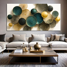 Load image into Gallery viewer, Lotus Leaf Abstract Wall Art VIII