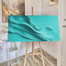Load image into Gallery viewer, Turquoise Minimalist Wall Art