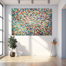 Load image into Gallery viewer, Radiant Bloom Abstract Wall Art