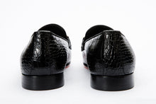 Load image into Gallery viewer, The Monaco Black Leather Men Shoe Bit Loafer