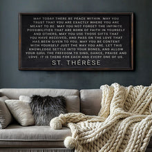 Load image into Gallery viewer, May Today There Be Peace Within Faith Sign