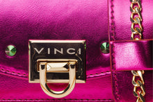 Load image into Gallery viewer, The Caris Fuchsia Leather Handbag