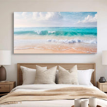 Load image into Gallery viewer, Serene Ocean Wave Coastal Wall Art XII