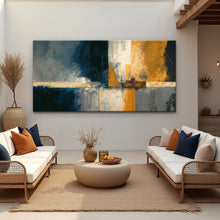 Load image into Gallery viewer, Abstract Geometric Lines Wall Art