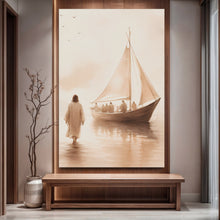 Load image into Gallery viewer, Jesus Christ Walking On Water Faith Wall Art VIII