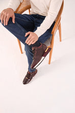 Load image into Gallery viewer, The Empire Burgundy Leather Men Sneaker