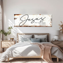 Load image into Gallery viewer, Jesus The Name Above All Names - Philippians 2:9 Faith Sign II