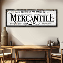 Load image into Gallery viewer, Family Owned Mercantile Sign