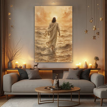 Load image into Gallery viewer, Jesus Christ Walking On Water Faith Wall Art VI