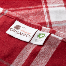 Load image into Gallery viewer, Plaid Organic Flannel Sheet Set