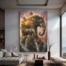 Load image into Gallery viewer, Elephant Jungle Majesty Wall Art