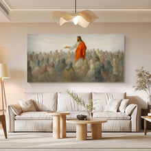 Load image into Gallery viewer, Jesus Speaking To Crowd Faith Wall Art III