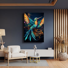Load image into Gallery viewer, Humming Bird Abstract Wall Art II