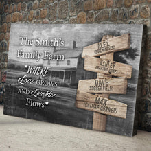 Load image into Gallery viewer, Direction Of Our Lives Family Farm Names Sign II