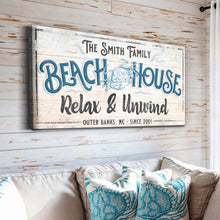 Load image into Gallery viewer, Beach House Sign IV