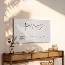 Load image into Gallery viewer, Faith, Hope, Love Faith Wall Art IV