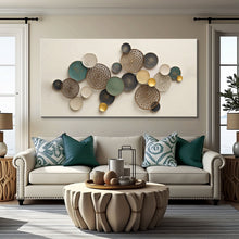 Load image into Gallery viewer, Lotus Leaf Abstract Wall Art II