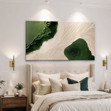 Load image into Gallery viewer, Green Rivers Abstract Wall Art XII