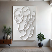 Load image into Gallery viewer, 3D Minimalist Faces Wall Art