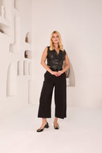 Load image into Gallery viewer, The Foggia Black Leather Block Heel Pump Women Shoe