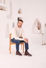 Load image into Gallery viewer, The Empire Burgundy Leather Men Sneaker