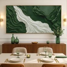 Load image into Gallery viewer, Green Rivers Abstract Wall Art