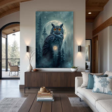 Load image into Gallery viewer, Owl Double Exposure Wall Art II