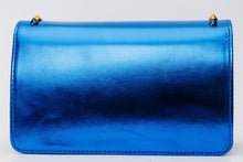 Load image into Gallery viewer, The Caris Sax Blue Leather Handbag