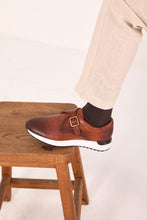 Load image into Gallery viewer, The Torino Tan Leather Men Sneaker