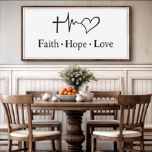 Load image into Gallery viewer, Faith, Hope, Love Faith Wall Art