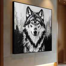 Load image into Gallery viewer, 3D Wolf Wall Art IV