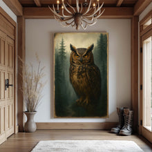 Load image into Gallery viewer, Watcher Of The Woods Owl Wall Art