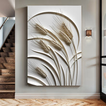 Load image into Gallery viewer, 3D Minimalist Wheat Wall Art