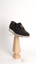 Load image into Gallery viewer, The Legacy Black Leather Men Casual Loafer Shoe