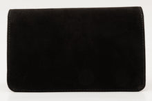 Load image into Gallery viewer, The California Black Suede Leather Handbag
