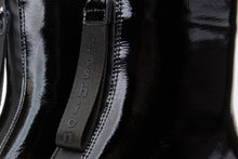 Load image into Gallery viewer, The Tackle Black Patent Leather Block Heel Women Boot