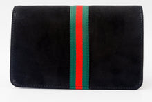 Load image into Gallery viewer, The Afega Black Suede Leather Handbag