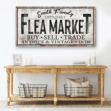 Load image into Gallery viewer, Family Flea Market Sign