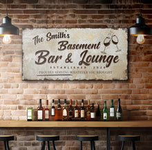 Load image into Gallery viewer, Basement Bar And Lounge Sign II