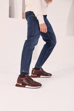 Load image into Gallery viewer, The Empire Burgundy Leather Men Sneaker