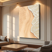 Load image into Gallery viewer, Beige Beach Coastal Wall Art