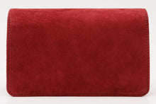 Load image into Gallery viewer, The California Burgundy Suede Leather Handbag