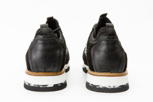 Load image into Gallery viewer, The Sopez Black Leather Men Sneaker