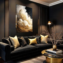 Load image into Gallery viewer, Beige Cloud Abstract Wall Art