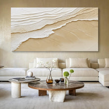 Load image into Gallery viewer, Neutral Ocean Waves Wall Art