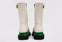 Load image into Gallery viewer, The Yako Cream Leather Mid Calf Women Boot Final Sale!