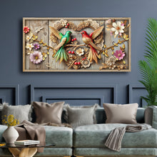 Load image into Gallery viewer, 3D Hummingbirds Wall Art VII