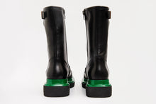 Load image into Gallery viewer, The Yako Black Leather Mid Calf Women Boot Final Sale!